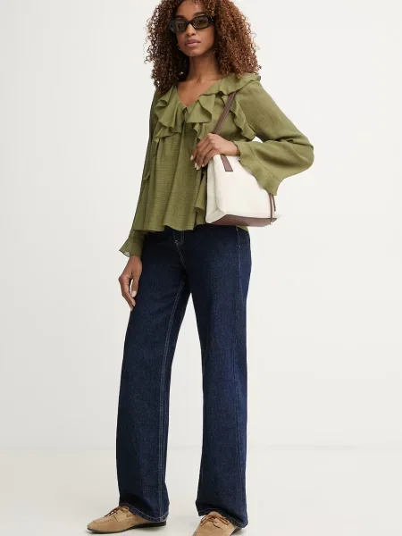 Pedro del Hierro блузка із рюшами з