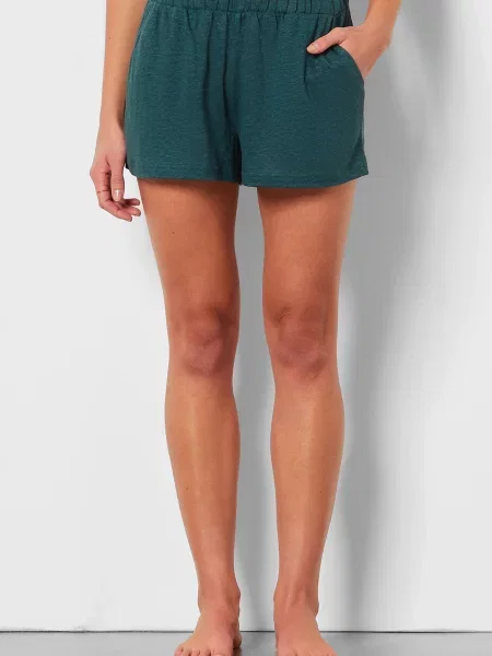 Льняная пижама Etam зеленая