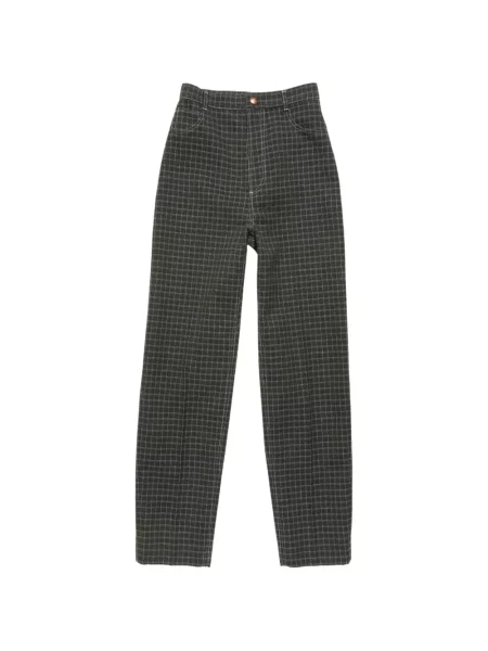 Pantaloni Acne Studios de lână verde