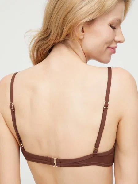 MICHAEL Michael Kors Plavková podprsenka hnědá