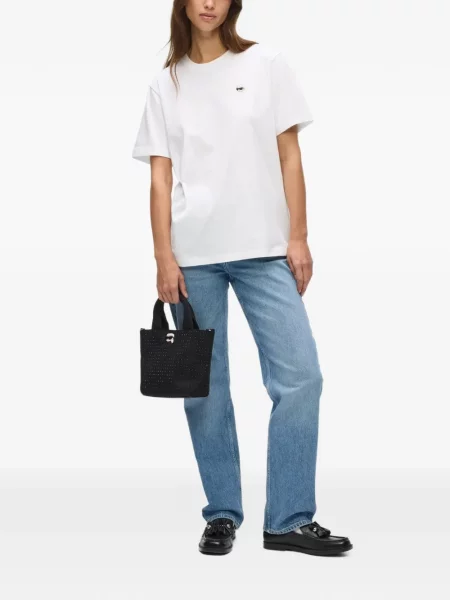 Stras geantă shopper Karl Lagerfeld negru
