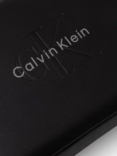Műbőr táska Calvin Klein fekete