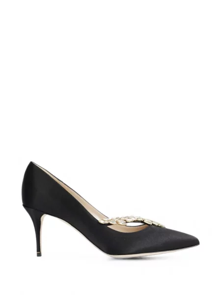 Pantofi cu toc Manolo Blahnik negru