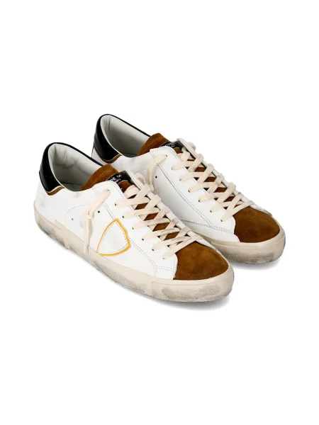Buty do tenisa Philippe Model zamszowe do tenisa białe