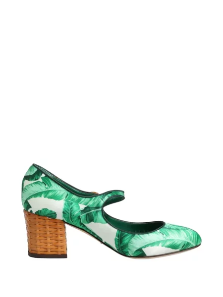 Pantofi cu toc Dolce & Gabbana cu imagine verde