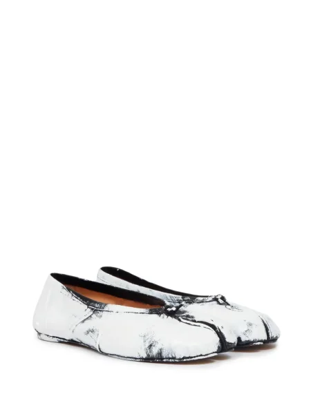 Кожени балеринки Maison Margiela бяло