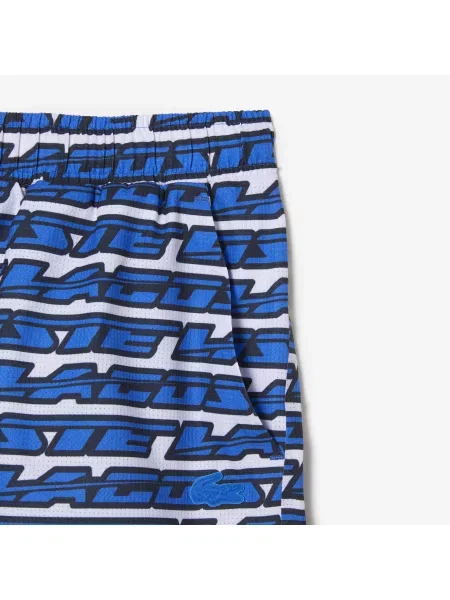 Lacoste Szorty Kąpielowe Active Z Nadrukiem niebieskie