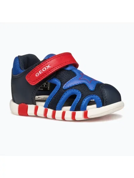 Sandały dziecięce Geox Iupidoo navy/royal czarne