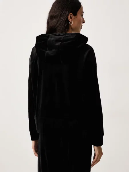 Велюровый свитер Dkny с капюшоном
