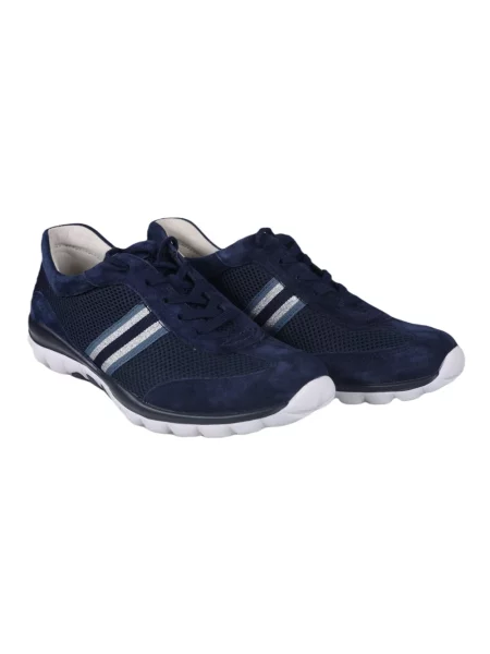 Sneakersy Gabor zamszowe trekkingowe niebieskie