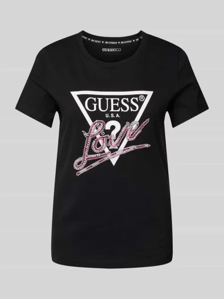 Guess T-Shirt czarny