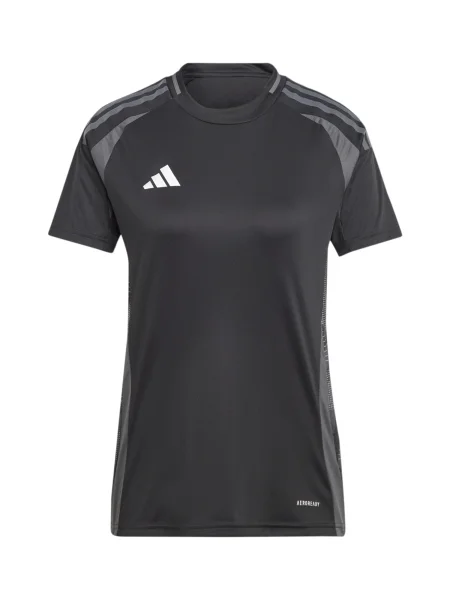 ADIDAS PERFORMANCE Funkční tričko šedá / černá bílá