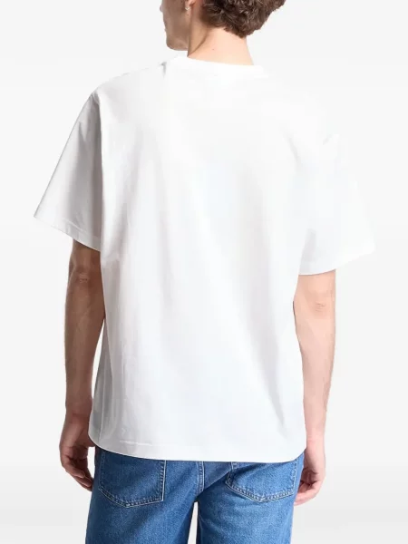 Tricou Lacoste cu autograf alb