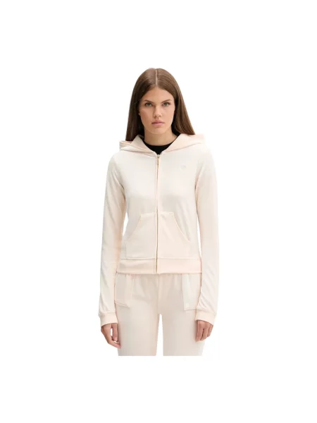 Bluza z kapturem Juicy Couture beżowa