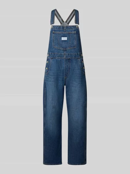 Krótki kombinezon Levi's retro niebieski