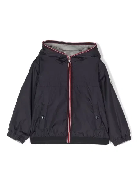 Kurtka dziecięca Moncler Enfant niebieska