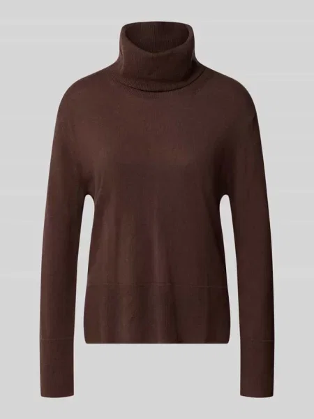 Sweter z golfem z kaszmiru z rozcięciami po bokach Tom Tailor