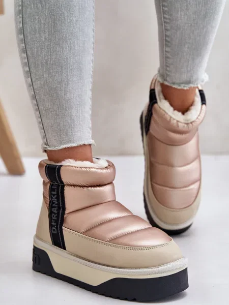 Škornji za sneg D.franklin bež