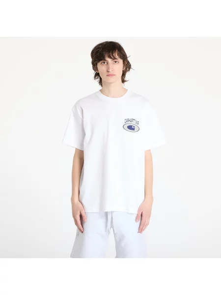 Tričko Carhartt WIP Shortsleeve Tire T-Shirt UNISEX White XS bílé