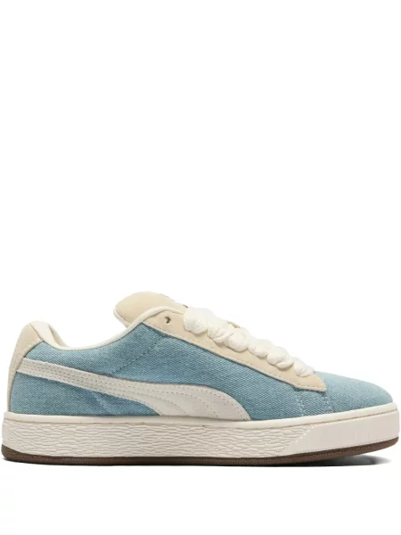 Sneakerși Puma Suede din piele de căprioară albastru