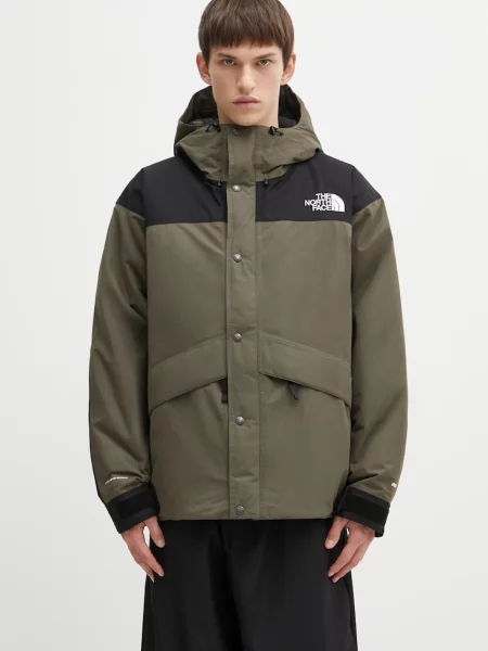 The North Face geacă de puf Mountain Down Jacket de iarna verde