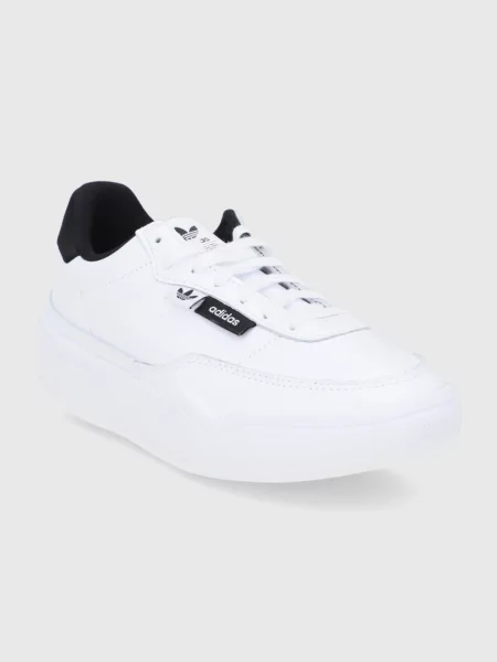 Sneakersy Adidas Originals skórzane białe