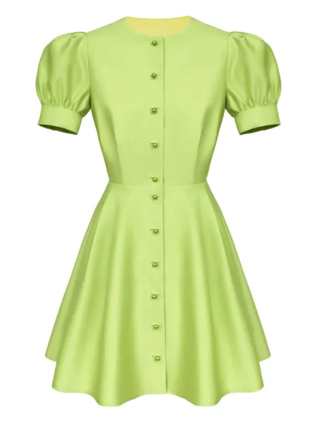 Rochie mini Post Meridiem de costum verde