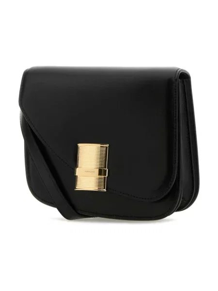 Torebka Salvatore Ferragamo skórzana czarna