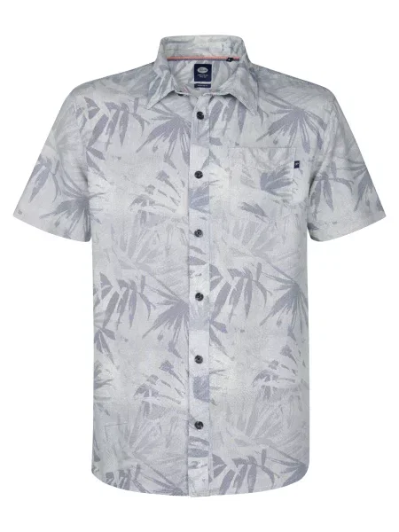 Petrol Industries Cămașă Bleumarin gri