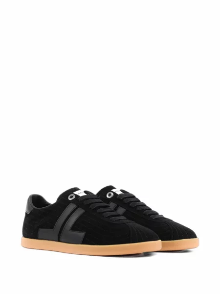 Sneakerși Lanvin din piele de căprioară negru
