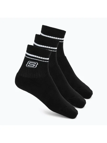 Gyerek zokni SKECHERS Full Terry Low Crew 3 pár black. Méret: EU fekete