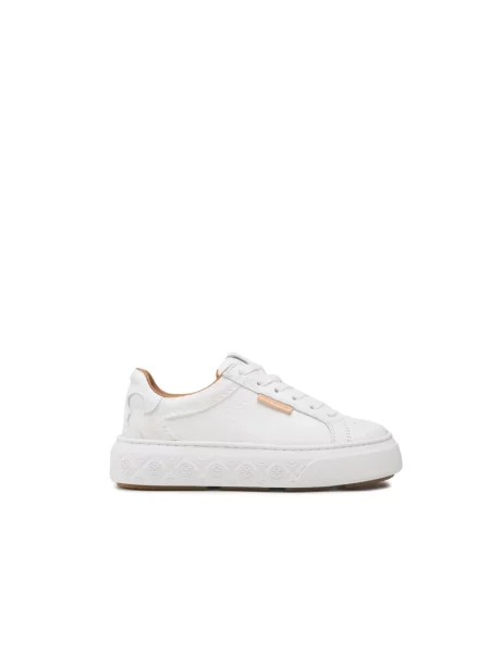 Sneakersy Tory Burch skórzane białe