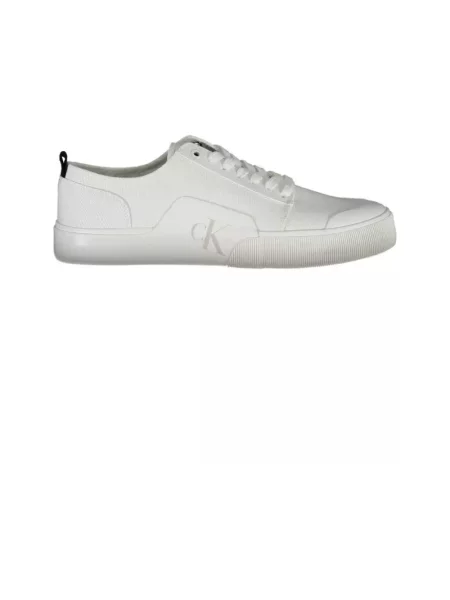 Trampki Calvin Klein z autografem białe