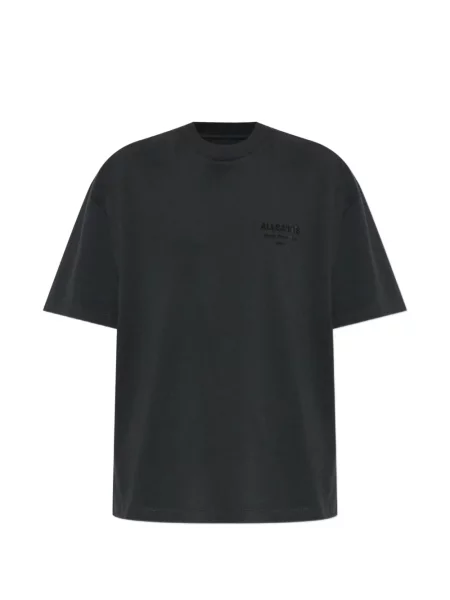 Tricou Allsaints cu broderie negru
