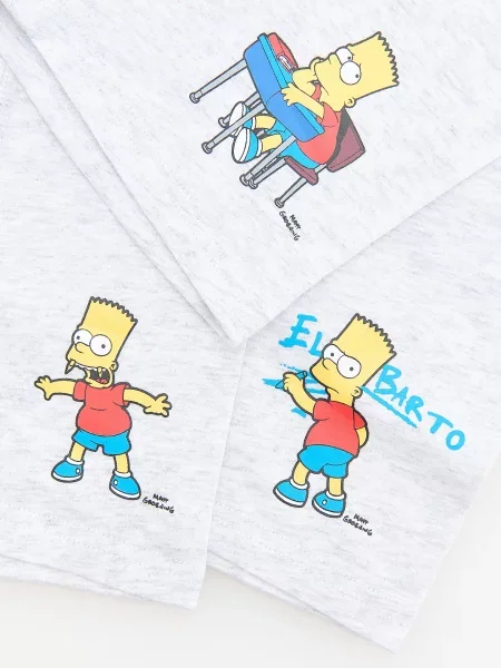 Reserved Боксери The Simpsons набір з 5 світло-сірий сірі