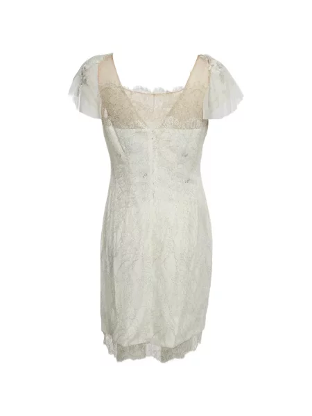Rochie mini Self-portrait alb
