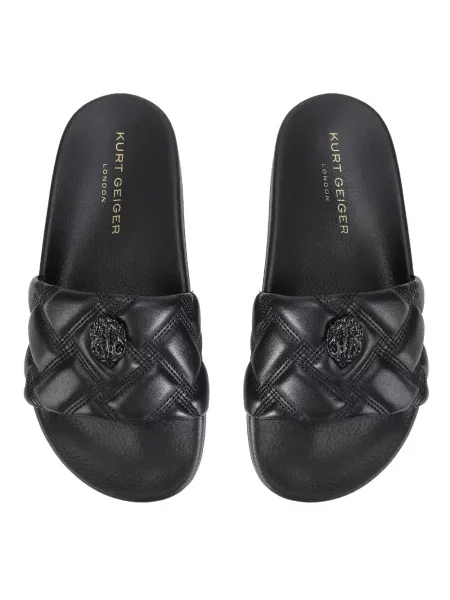 Papuci tip mules Kurt Geiger London negru