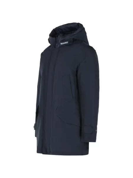 Gulerat geacă parka Woolrich albastru