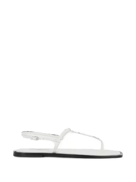 Sandale Toteme din piele cu bretele alb
