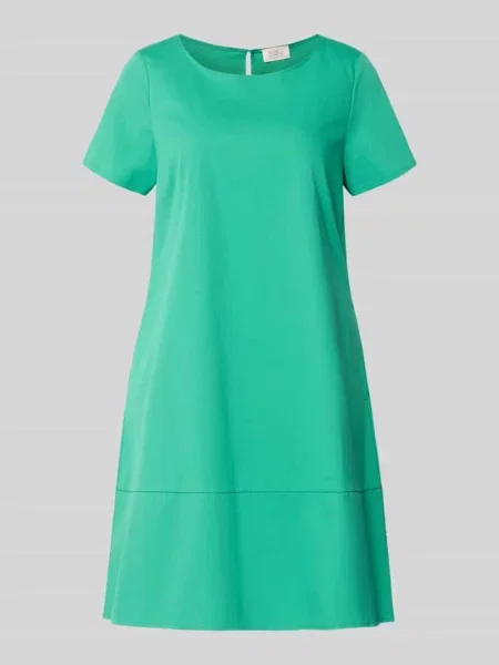 Sukienka mini z zapięciem na guzik z tyłu Robe Légère zielona