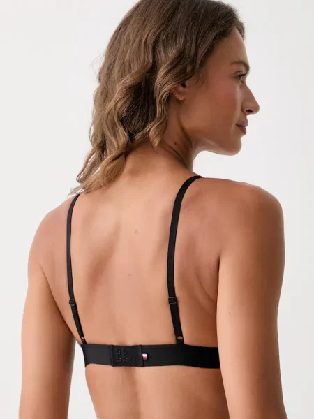 Tommy Hilfiger триъгълен сутиен черно