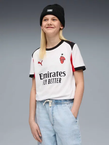 Дитяча Спортивна футболка PUMA Acm Away Jersey Replica Jr комбінований верх білий