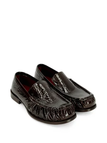 Pantofi loafer Dries Van Noten din piele maro