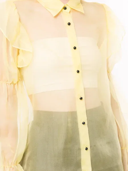 Bluză Macgraw transparente galben