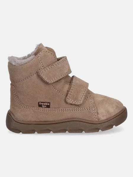 Froddo gyerek velúr téli cipő ZERU TEX FURRY BAREFOOT bézs