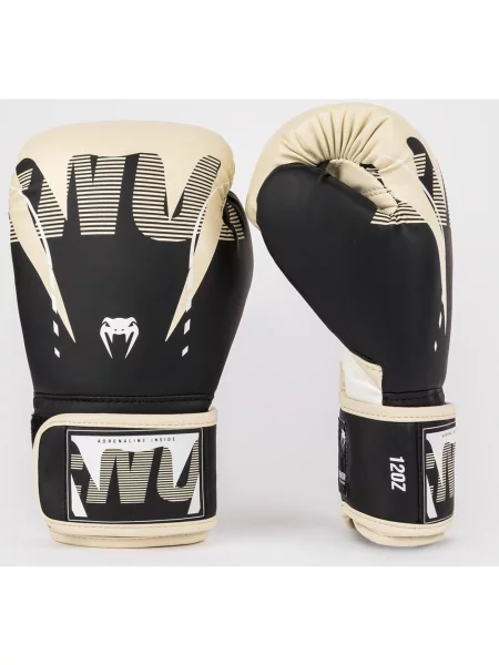 Rękawice Venum Adrenaline Boxing beżowe 8 czarne