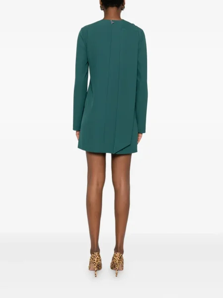 Rochie midi Patrizia Pepe drapată până la genunchi de costum verde