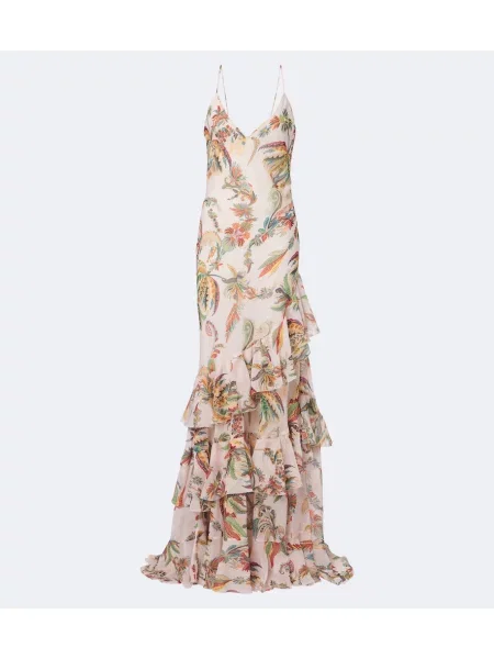 Rochie Etro cu model floral cu volane