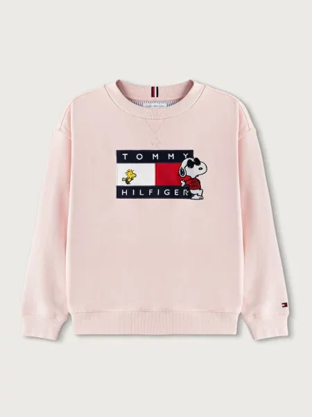 Суитчър Tommy Hilfiger розово