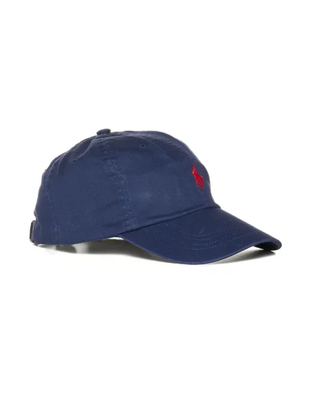 Polo Ralph Lauren czapka z daszkiem z aplikacją niebieska